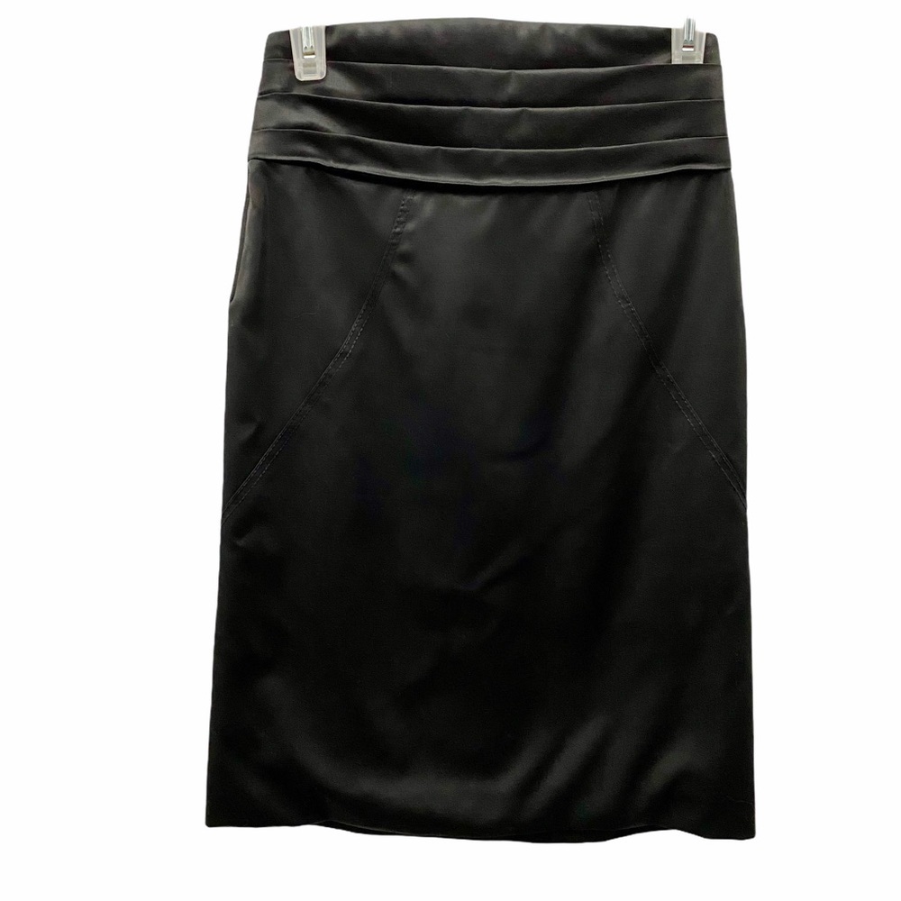 Zac Posen Silk Satin High Waist Pencil Skirt Sz 2